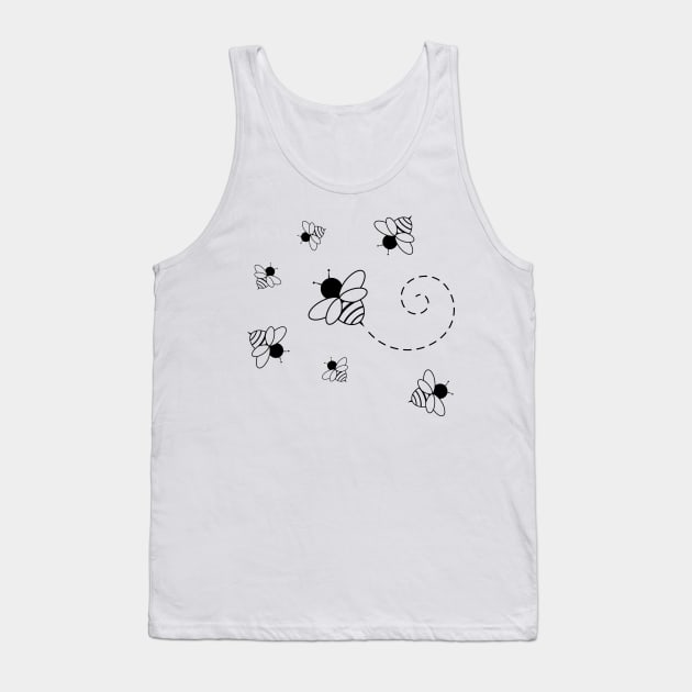 Bees Honey Bee Tank Top by KevinWillms1